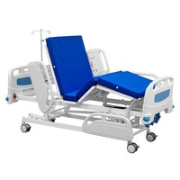 Home Care Center Kareway CE ISO Certified PP Triple Function Manual Guardrail Nursing Assistant Bed For Sale