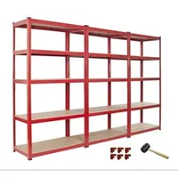Wholesale Estantes Metalicos Heavy Duty Customized Rivet Rack Boltless Stacking Racks for Garage Home
