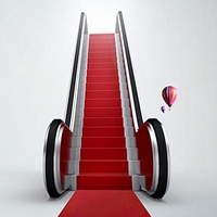 Modern Home Residential Escalator Cladding Handrail Parts