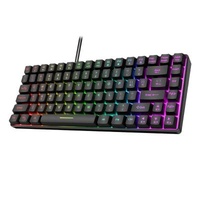 Anti-Ghosting Most Popular Membrane Led RGB Membrane Led USB PC Peripherial Slim Backlit Mechanical Game Wired Keyboard