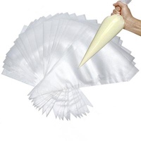 Disposable Plastic Pastry Decorating Tools 100pcs Inch Thickening Bag Cheese Icing Bags 10*6.5