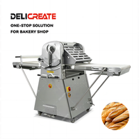 380mm Professional Bread Pastry Dough Sheeter for Cookie Pir Stand Type European Type Dough Sheeter Machine for Sale