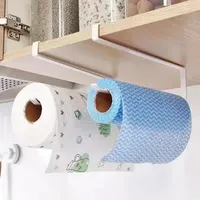 NEW 1pc Hanging Toilet Paper Holder Roll Paper Holder Bathroom Towel Rack Stand Kitchen Stand Paper Rack Home Storage Racks