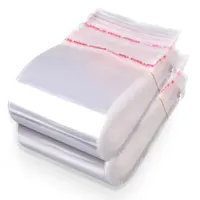 1000PCS 0.05mm thick Clear Resealable Cellophane/BOPP/Poly Bag Transparent Opp Bag Packing Plastic Bags Self Adhesive Seal for jewelry