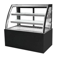 Single-temperature refrigeration equipment pastry display refrigerator/bakery showcase/cake display for bakery store