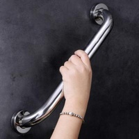 Traditional Stainless Steel Railing Stair Handrail Bathroom Safety Grab Bars For Elderly Disabled Shower Tub Handle Wall Anti-Slip Mount