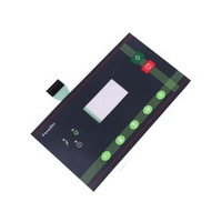 Customized Electronic Control Panel With Flexible Circuit Membrane Keyboard Illuminate Switch