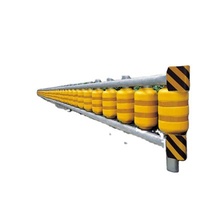 Road Safety Traffic Plastic Flexible Barrier Spiral Staircase Turning Road Anti-collision Guardrail