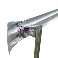 Cheap Quality High Resistant W Beam Steel Highway Guardrail Two Waves Galvanized Color-coated Highway Guardrail