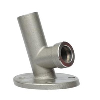 304 Stainless Steel Flange Balustrade Stair Handrail Accessories Stainless Wall Flange
