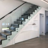 ACE Balustrades Handrails Stair Side Mount Standoff Railing Glass Railings for House Stairs Indoor