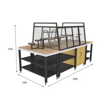 Refrigerated Bakery Custom Bread Showcase Cupcake Donuts Dessert Shop Pastry Display Cabinet