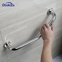 Bathroom Shower Angled Grab Bar Safety Rail, Bathtub Grip Toilet Handrail Arm Safe-Grip Bar for Elderly Helping