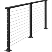 Modern Design Stair Railing Balustrade Handrails Staircase Stainless Steel Cable Railing