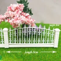 1:100 scale Fence Model Building Fence for Garden Home Guardrail Decora DIY handmade Fence Wall Train Railway Model landscape