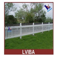Easily Assembled Garden Fence: Newest Likeness Vinyl Fence Guardrail