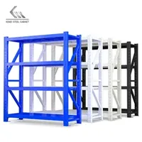 Factory 4 Layers Metal Materials Storage Rack Wholesale Warehouse Light Duty Racks