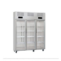 Applicable Vertical Double-temperature Plexiglass Sourcing Chillers Display Fresh Meat Showcase