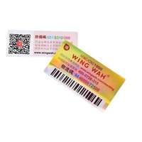 Waterproof Double Layer Pearlized Sticker BOPP Barcode Labels Self Adhesive Stickers Printing Shipping Label Roll QR Code Custom Double Layer Thermal Sticker
