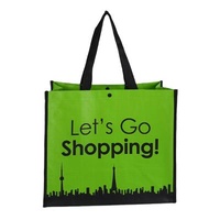 Factory Supply Packaging Recyclable Qualified Tote Glossy Bopp Laminated PP Woven Bag