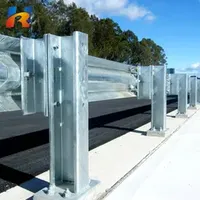China Manufacturer Hot Dippped Galvanized Steel W Beam Highway Guardrail