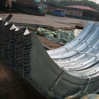 Customized Curved Hot Dip Galvanized GI Road Safety Steel Highway Guardrail