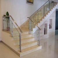 Steel Wood Stair Balustrad Handrail Design