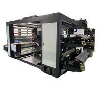 Flexographic Factory 4 Colors Flexo Printing Machine For BOPP Film