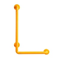 Various Modern Widely Used Wall Mounted Toilet Handrail ABS Safety L Shaped Railing For Elderly Handicapped