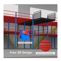 Warehouse Mezzanine Rack Multi-Level Large Metal Stacking Racks Shelves Premium Storage Warehouse Rack mezzanine racking system