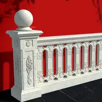 Balcony Guardrail Model Roman Column Mold Building with Exterior Wall Railing Villa Cement Cast-in-place Fence Mold European GL