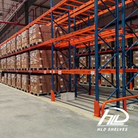 Durable Steel Pallet Racking High Capacity Storage Racks Modular Pallet Racking Design Powder-Coated