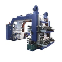 Building material shops printing machine non woven flexographic roll to roll bopp flexo printing machine 6 color