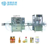 Automatic Salad Sauce Dressing Filling Capping Production Line Custard Cheese Mayonnaise Costa Pastry Rock Roast Caesar Chubby