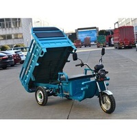 2024 new 60V1200W Boosted Electric Cargo Tricycle With Raised Guardrail Battery Driving Three Wheel Cargo