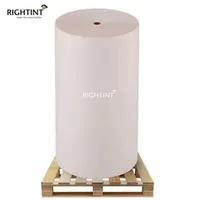 Self adhesive 50mic transparent acrylic removable adhesive BOPP film with white glassine liner for wet tissue sealing