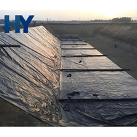 Stable 30 Mil HDPE Liner Water Management Dams Reservoirs Geomembrane For Pond Resistant Low Temperature Embrittlement Made EPDM