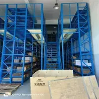High Capacity Warehouse Rack Shelves Storage Racks Heavy Duty Metal Iron Shelving Multi-Layer Multi Tier Shelf Mezzanine Racking in Jinhui
