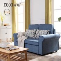 Folding Fabric Furniture Living Room Sofa Bed Style Functional Sofas Bed Sofa Cum Bed Two Seat European Sofas Handrail