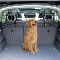 Pet car stall dog car front and rear row isolation net pet car guard rail iron paint car guardrail