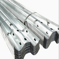 W Beam Galvanized Iron Crash Barrier Highway Guardrail