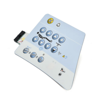 Best Selling Product Custom Membrane Push Button With FPC Circuit Fiber Optic Backlight Switch