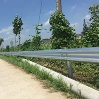Road Safety Guardrail Steel Highway Guardrail Steel W Beam Galvanized Highway Guardrail