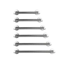 Wall Mount Brushed Straight Handrail Stainless Steel 304 Toilet Safety Handles Armrest Bathroom Handrail for Disabled