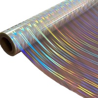 Transparent Holographic BOPP Plastic Film Multiple Extrusion For Pallet Packing