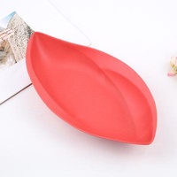 Europe Bamboo Fiber Compote Frosted Pastry Snacks Cashew Matte Vegetable Dish For Eco Friendly And Dishwasher Safe