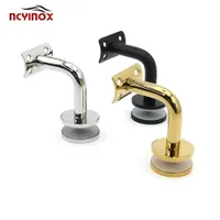 Adjustable Stainless Steel Accessories Stair Railing Fittings Wall Mounted Handrail Bracket