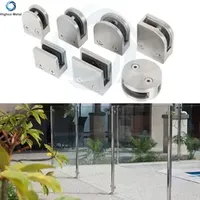 Glass Clamp 6-12.76mm Glass Panel Holder Railing Stair Baluster Balustrade Handrail Clip