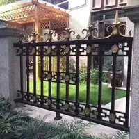 aluminum alloy balcony guardrail outdoor stainless steel stair handrail villa circumference pole terrace guardrail