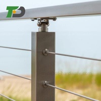 Contemporary cheap outdoor DF guardrail ss316 cable railing